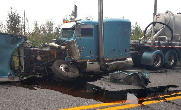 Truck accident case photo